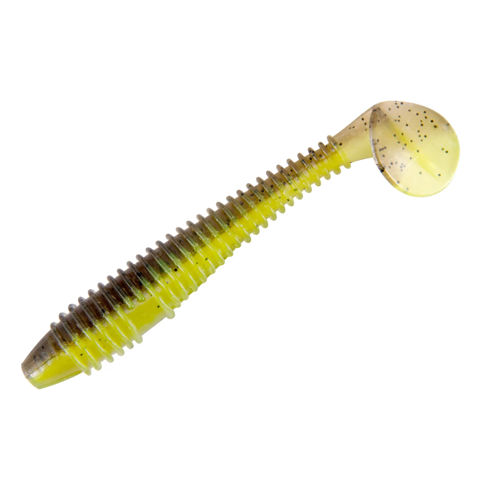 Señuelos Swimbait de vinilo cola de paleta – Drop Shot y Texas Rig