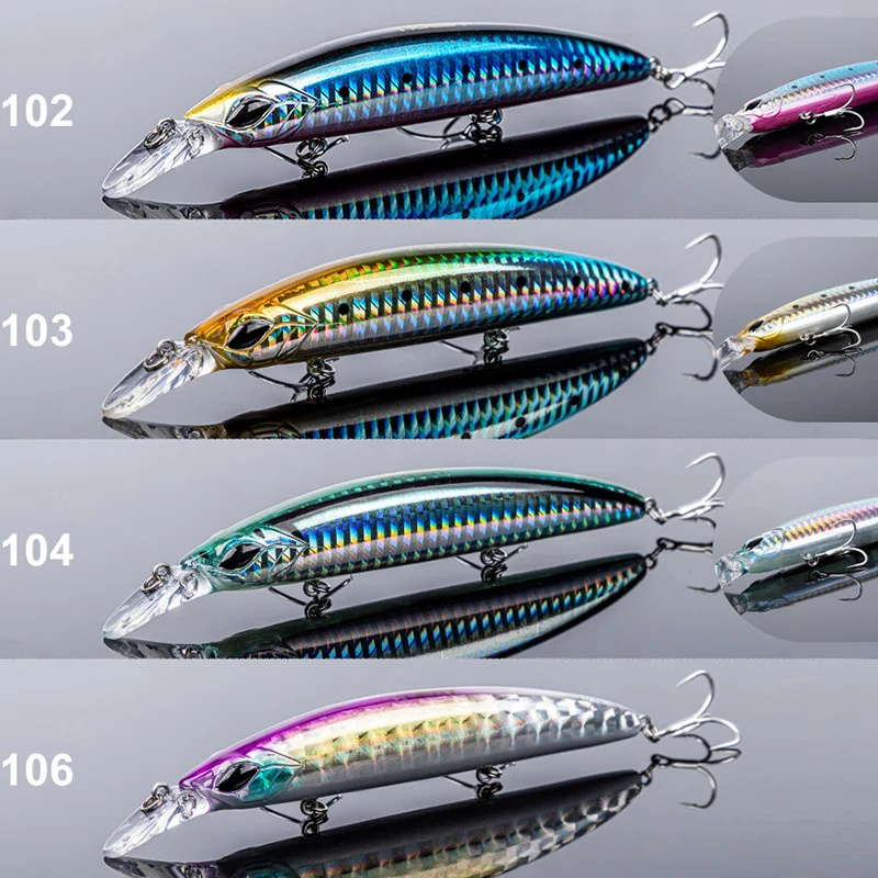 Swimbait duro NOEBY 110mm – Flotante para lucio, lubina y caballa - imagen 5