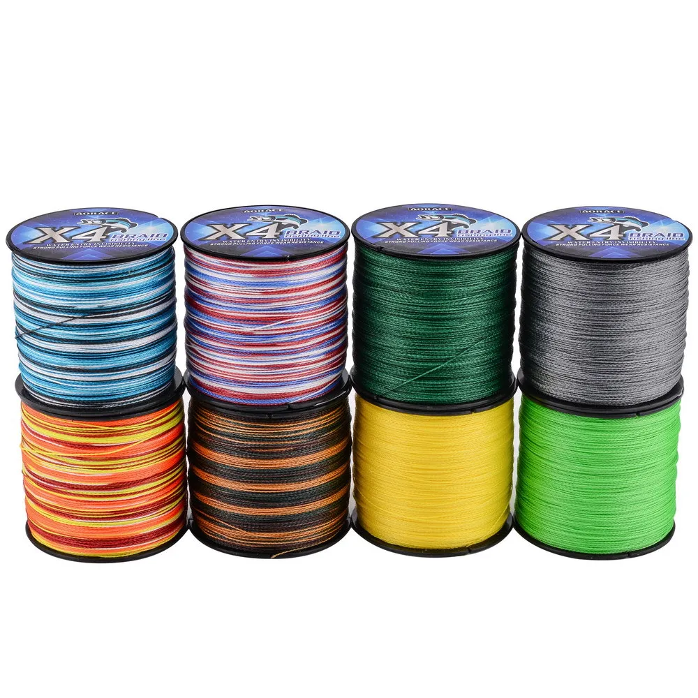 4 hebras PE trenzado Dyneema Rock/Pesca en el mar 0,1mm-1,0mm 6LB-300LB línea de señuelo principal sin enredos tejido multifilamento línea de PE con cable - imagen 2