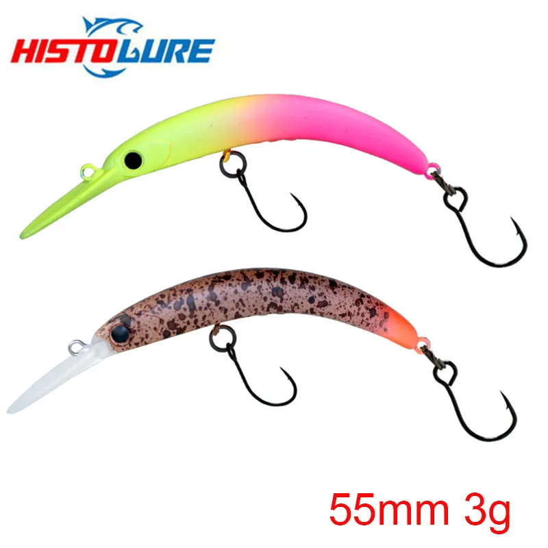 Histolure Minnow hundido para trucha, perca negra y lucio - imagen 5