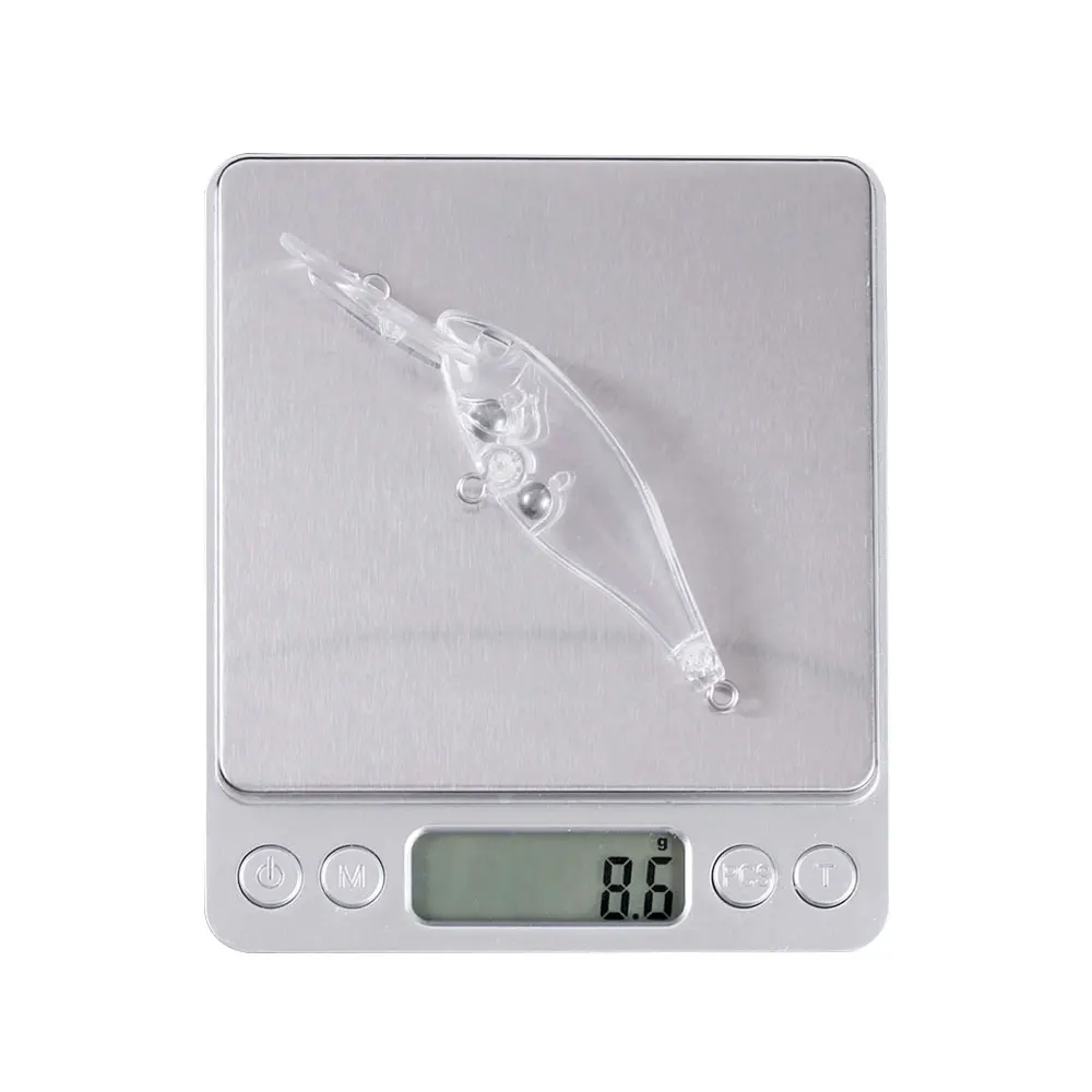 Lote de 20 cuerpos de señuelos en blanco de 9.9cm