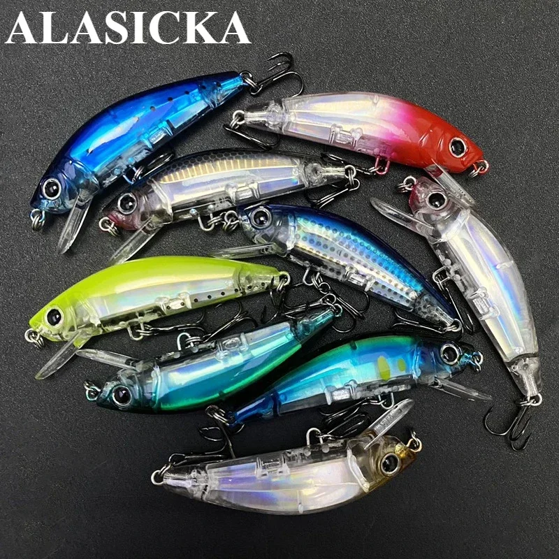 Nuevo 7,8g LUYA BAITSMinnow flotante Micro-objeto cebo falso corriente trucha cebo duro cebo de pesca con colores distintivos - imagen 3