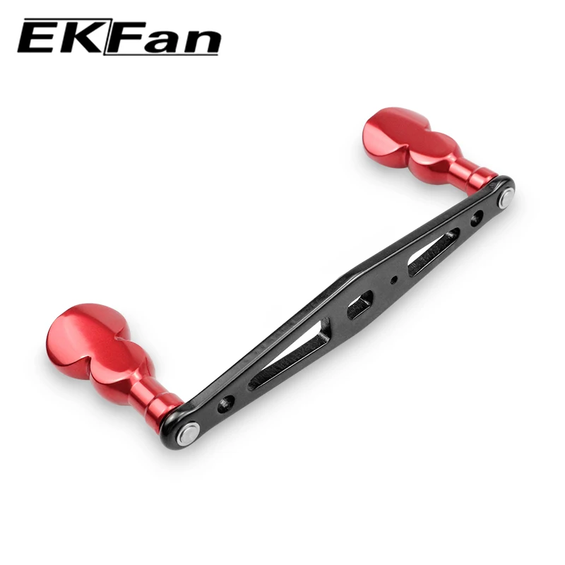 EKFan-MANGO recto de aleación, 110MM, 35G de longitud, 8x5MM, 7x4MM, agujeros para Dawa, Shimno, Bast, carrete de agua de fundición DIY - imagen 4