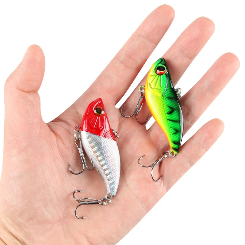 Vibrador Vib de 13,8g para pesca en el mar, aparejo de pesca de plástico, cebo duro biónico con bolas de acero - imagen 4