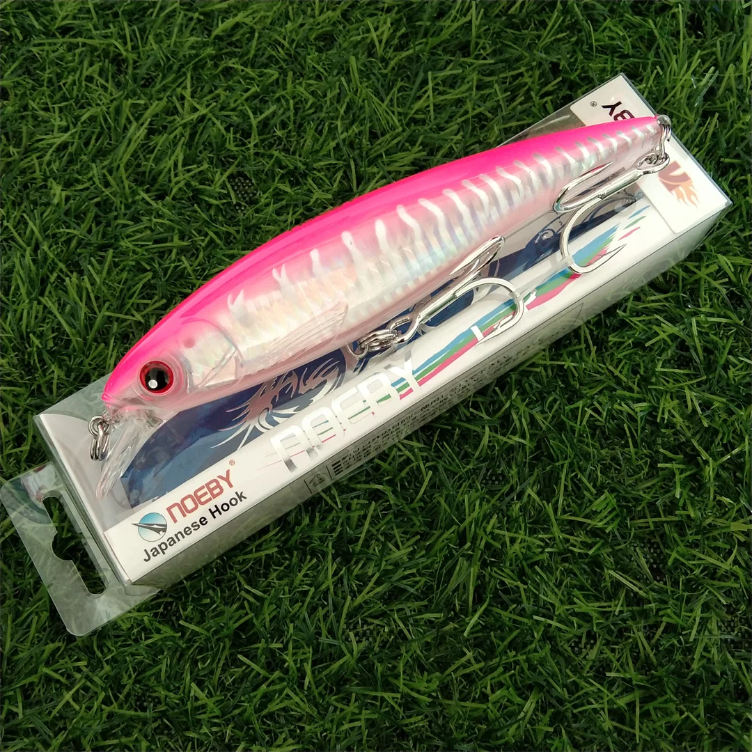 Noeby Assassin Minnow – Crankbait flotante 14 cm para lubina - imagen 5