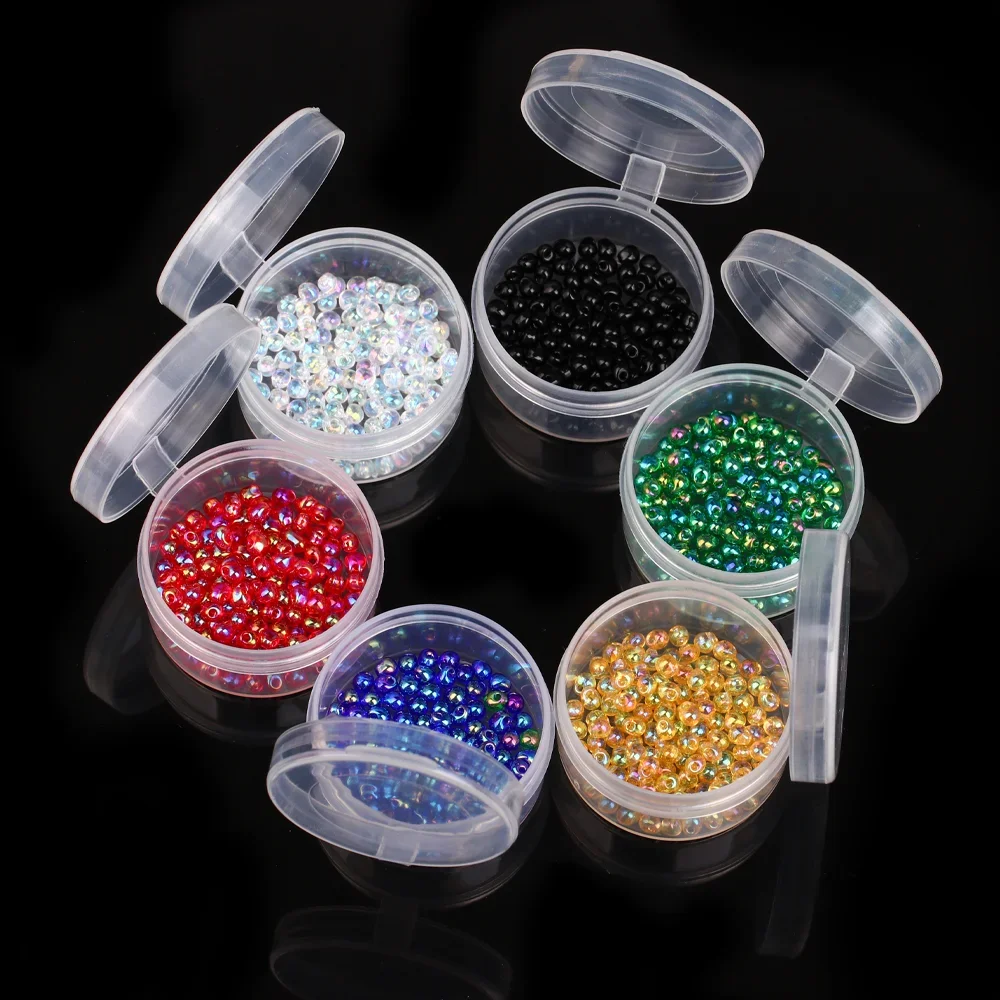 Wifreo 100 Uds 2,8mm cuentas de burbujas en forma de lágrima cuentas de plástico transparente Material de atado de moscas para Midge Ninfa Emeger Bugger gusanos trucha señuelo - imagen 4