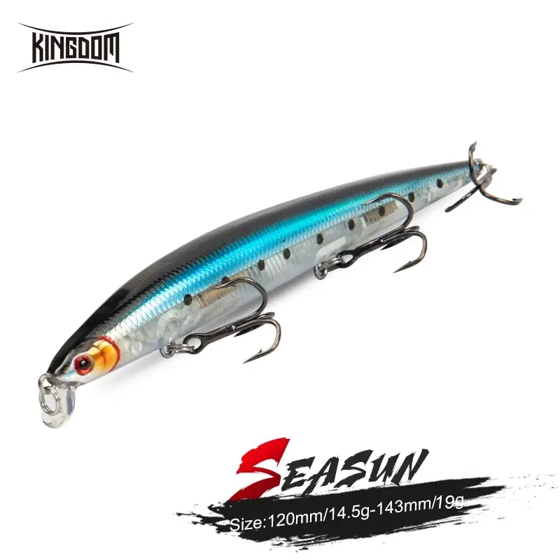 Wobbler Flotante Kingdom 12cm – Señuelo de Pesca en Mar