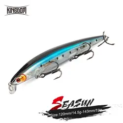 Wobbler Flotante Kingdom 12cm – Señuelo de Pesca en Mar