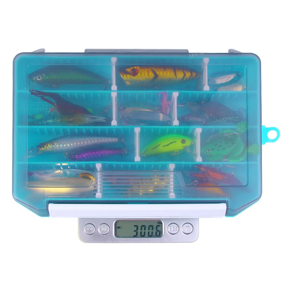 Kit de Señuelos de Pesca con larva de gusano, 24 Uds., Crankbait articulado, juego de cebo suave y duro con giratorios de pesca, anzuelos, caja de pesca - imagen 5