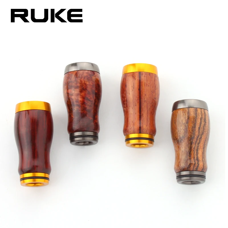 Mango de carrete Ruke con gota de agua y sándalo rojo – DIY calidad - imagen 5