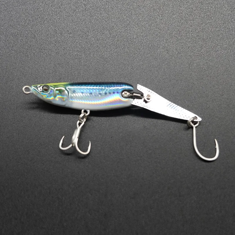 Placa de hierro giratoria de largo alcance, cebo Luya importado de Japón, HYMIR, 70mm, 85mm - imagen 3