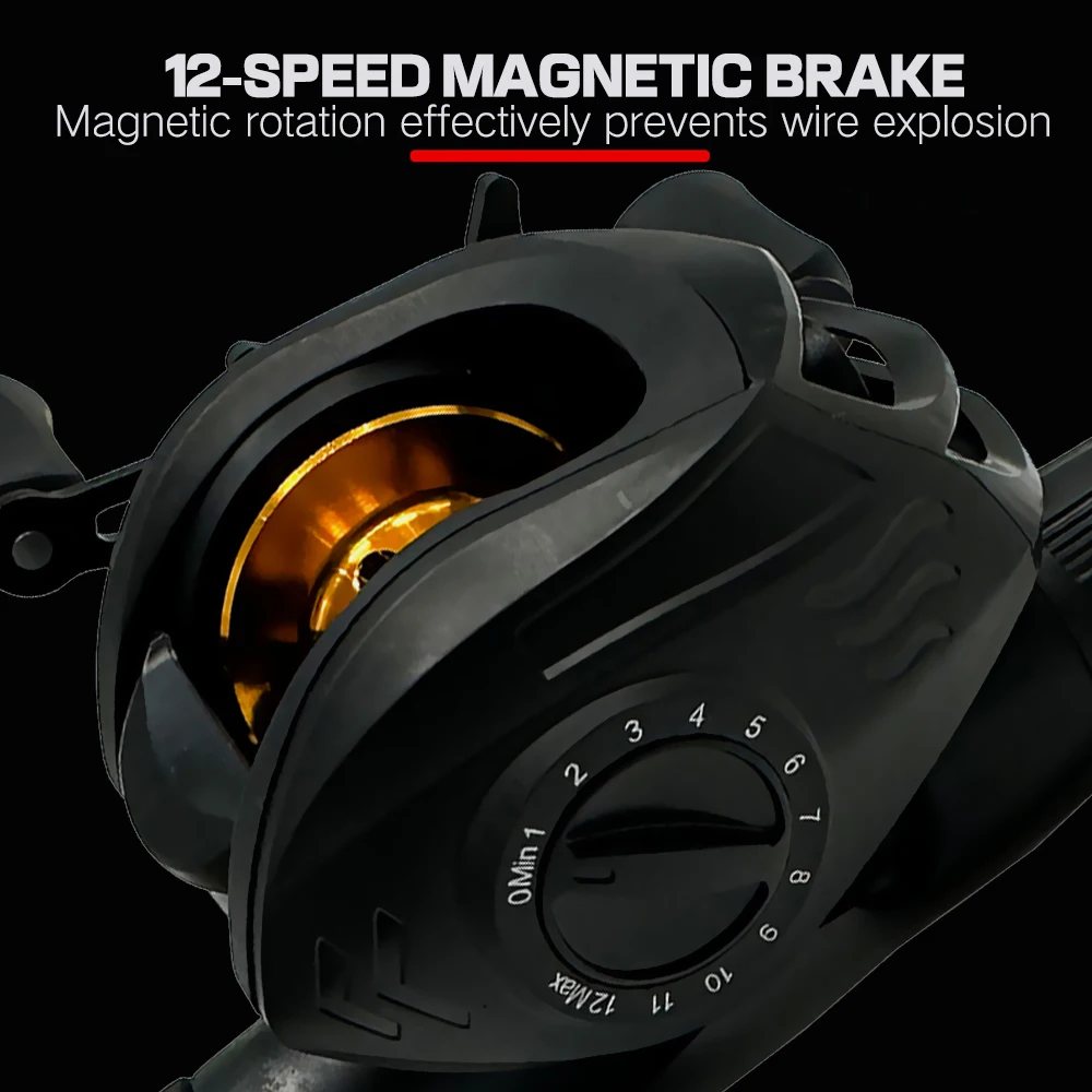 Conjunto de caña de pescar telescópica y carrete de Baitcasting, 1,5 m-2,4 m, señuelo de carbono, 8-25g, para pulpo, lubina, novedad - imagen 5