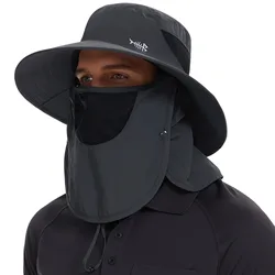 Gorra Solar Bassdash UPV 50+ con Protección Facial y Cuello – Pesca UV
