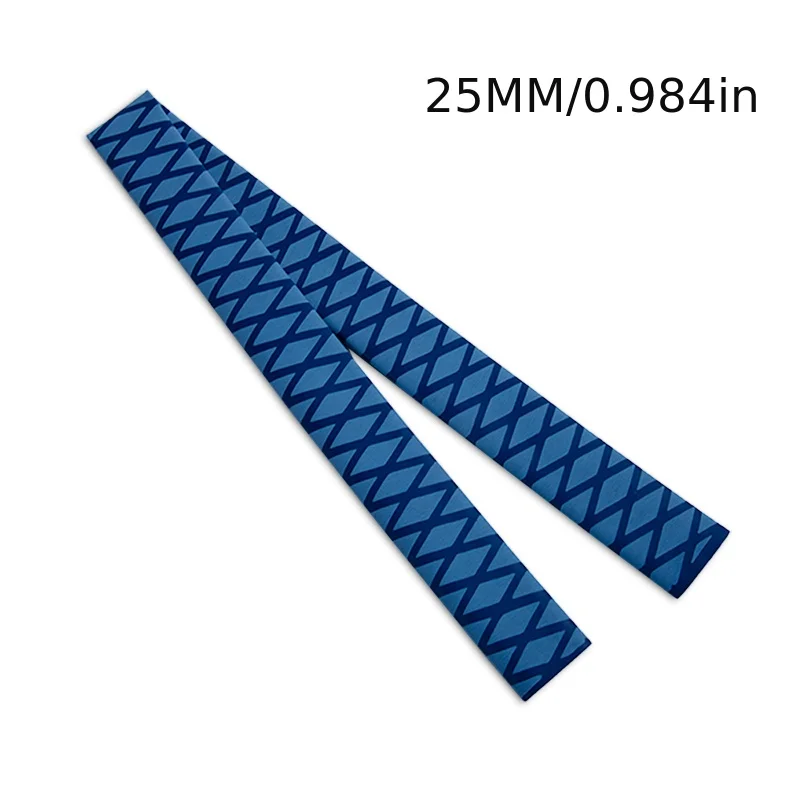 Tubo termorretráctil de 1m, envoltura impermeable para pesca, caña de pescar, funda para raqueta de bádminton, tubo de PVC, funda para Cable de agarre, alambre azul - imagen 5