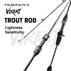 Caña BFS TSURINOYA S702L – Carbono 2.10m acción ligera para trucha