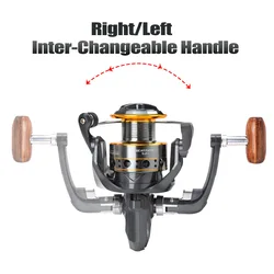 Carrete Spinning Plegable DA2000-4000 Metálico para Mar