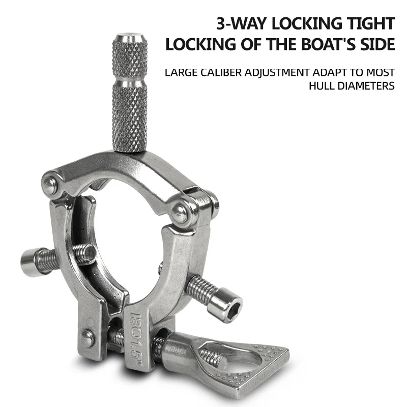 Soporte para caña de pescar ZYZ, herramientas de pesca de Metal, soporte para caña de pescar de barco/puente de alta resistencia, aparejos de soporte para caña de pescar de mar - imagen 2