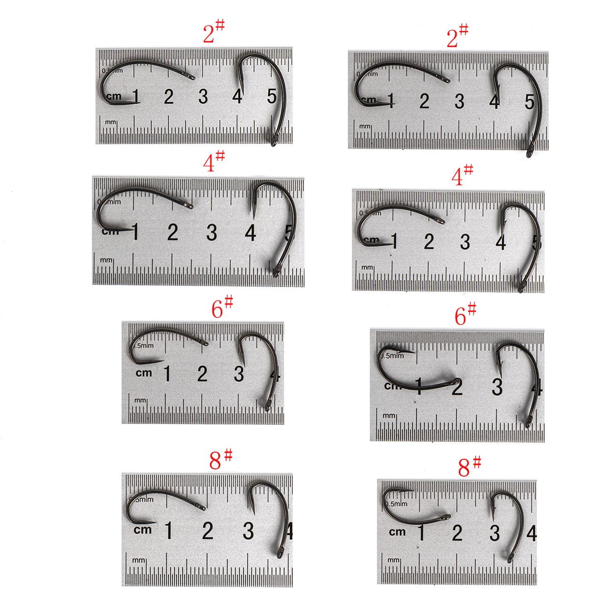 Anzuelos de carpa de acero al carbono, 50 unids/lote/bolsa - imagen 5