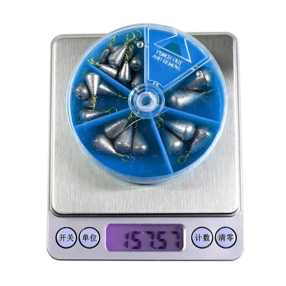 Boxxed-pesos de pesca con forma de gota, plomos de pesca de agua dulce, fundición de lubina, pesas de pesca extraíbles, agua salada - imagen 2