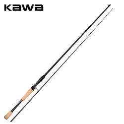 Caña de pescar Kawa Fuji A, anillo guía, asientos de rueda de fibra de carbono, caña de fundición de acción XF, 2,03 m de longitud para señuelos de lubina y trucha, peso 5-20g