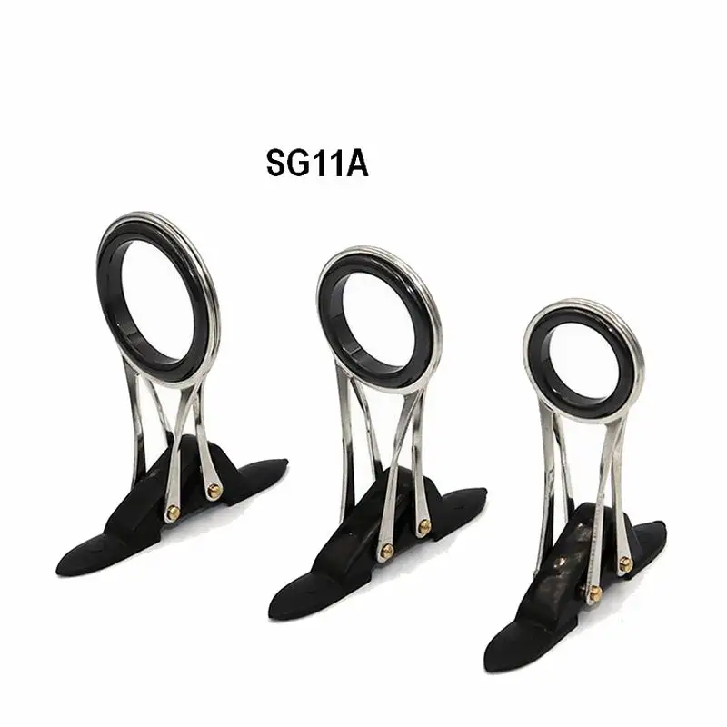 SG11 SG11A SG00 WFM SG08A SG08 SG07 TWM WM caña de pescar de fundición de larga distancia anillo guía de línea guía lateral anillos plegables - imagen 2