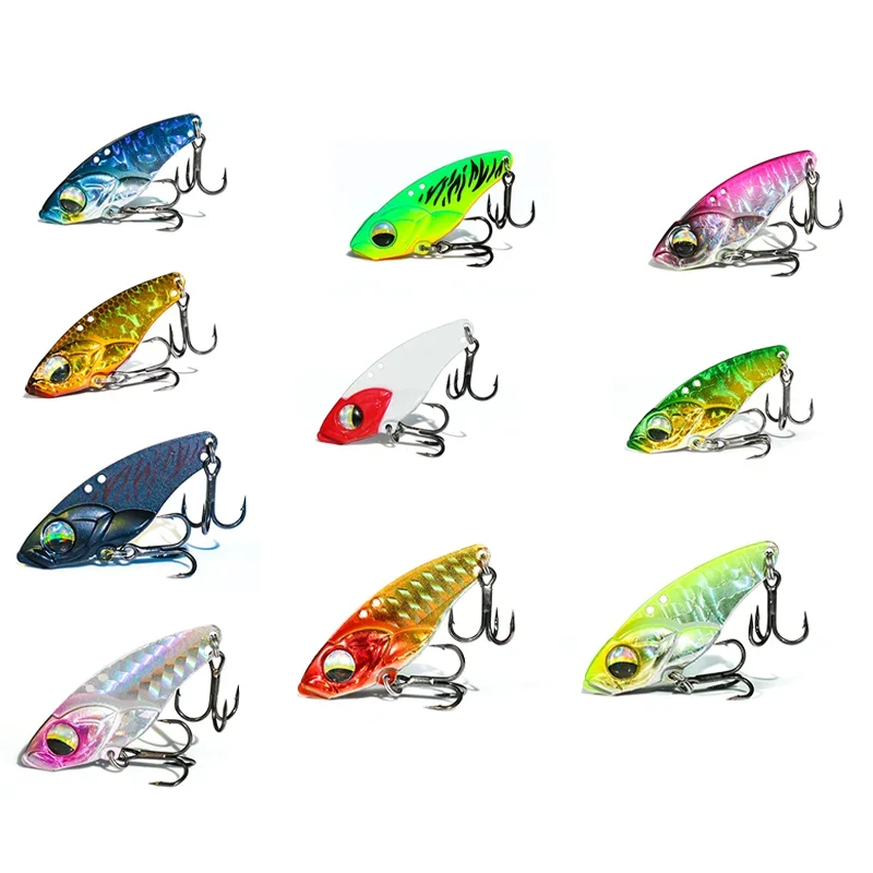 Cuchara vibrante Metal VIB para lucio – Crankbait de cobre - imagen 2