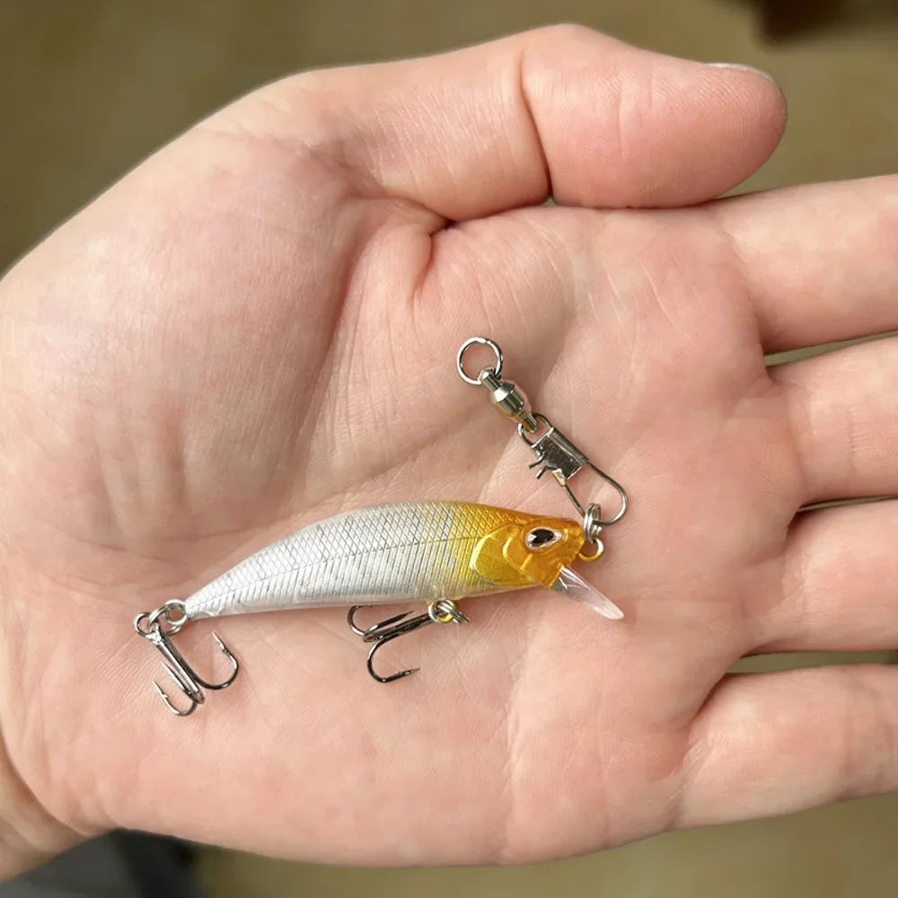DNDYUJU-pivotes de pesca de 20 piezas, accesorios de pesca de acero inoxidable, Pin de enclavamiento de rodamiento de bolas, Señuelos de Pesca - imagen 3