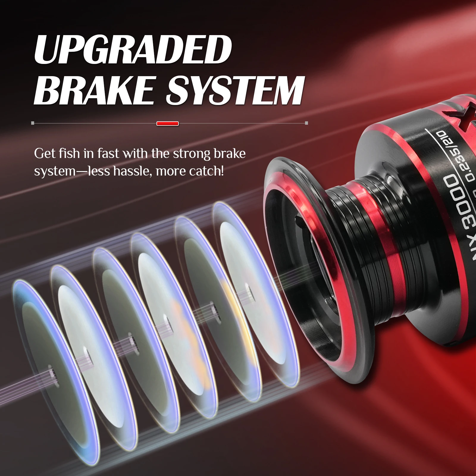 Carretes de pesca giratorios Rooblinos NX para agua salada, carrete de Metal de agua dulce, aparejos de pesca de carpa y trucha intercambiables izquierda/derecha - imagen 3