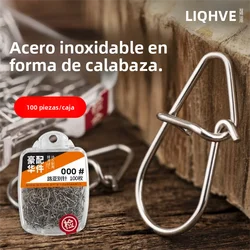 Clips Fastlock acero inoxidable para aparejos de pesca