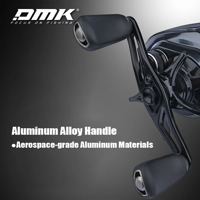 DMK 2025 nueva serie CHEETAH versión de Metal carrete de fundición 8,5: 1 11 + 1 señuelo 3,5-17g carrete de pesca inteligente de conmutación de tres modos - imagen 4