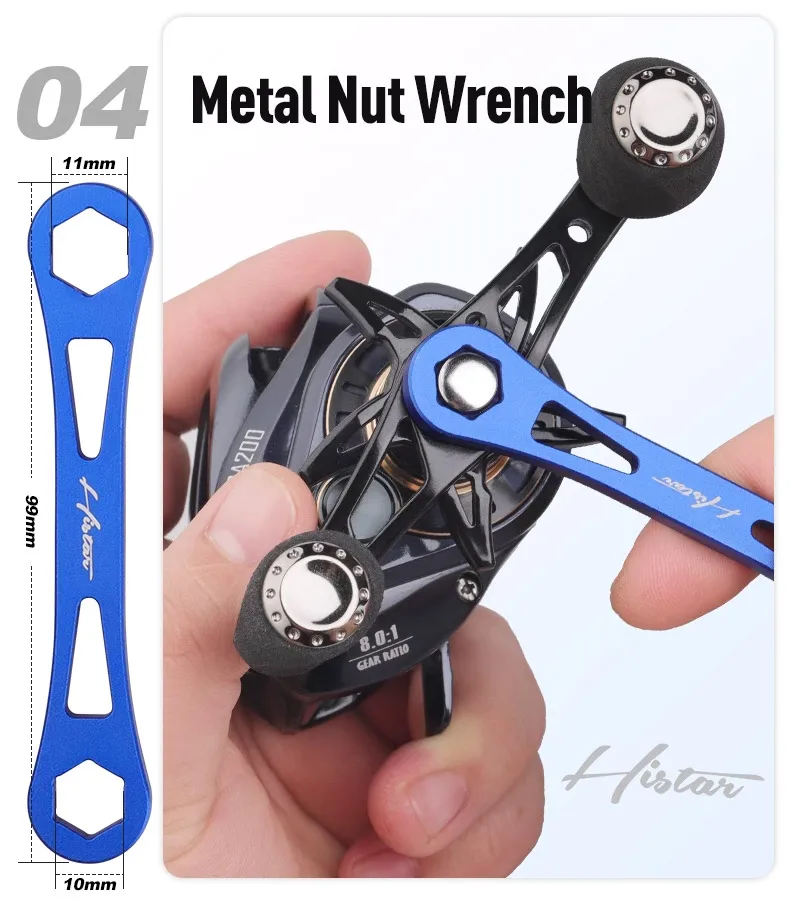 Llave de tuerca de metal para precisión y eficiencia