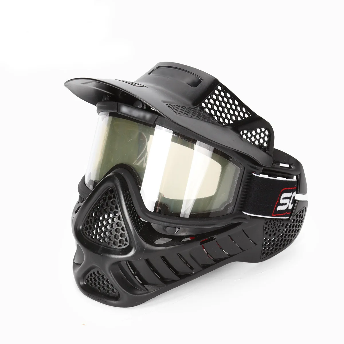 Máscara de Paintball de alta resistencia o máscara de Airsoft con gafas de doble lente máscara de Airsoft al aire libre máscara protectora táctica - imagen 2