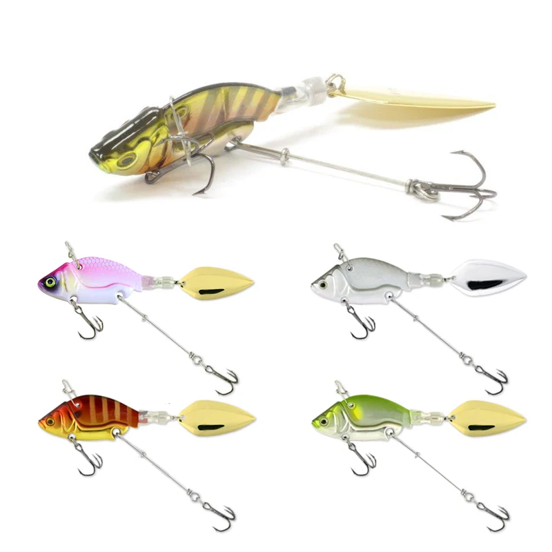 Señuelo Spinner metálico – Cebo giratorio para pesca - imagen 5