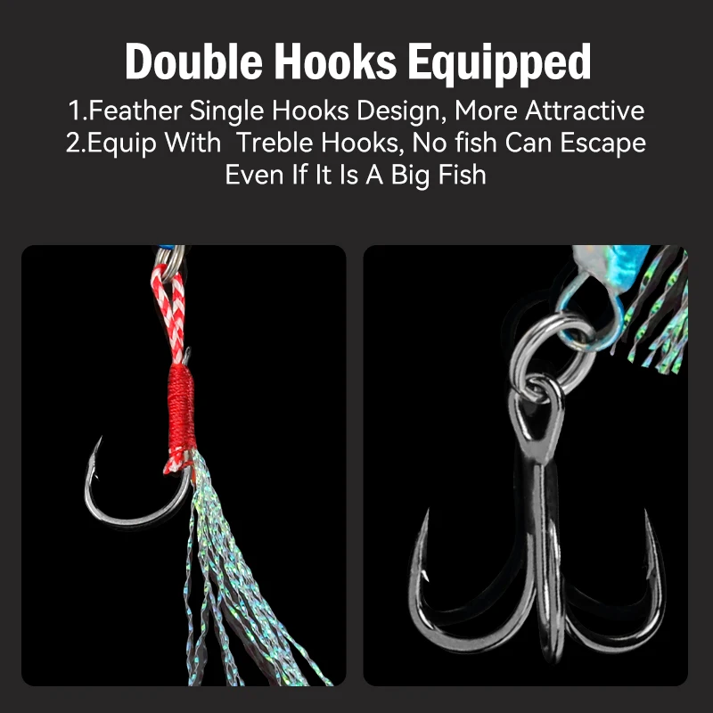 LEYDUN Jigs Metálicos 10-20g – Lubina y Trucha en Agua Salada - imagen 2
