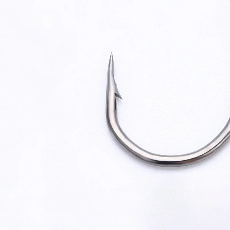 Gancho grande de ángulo recto de 100 piezas, alambre de atado de plantilla de 90 grados, con púas de agua salada, accesorios de Pesca de acero inoxidable - imagen 3