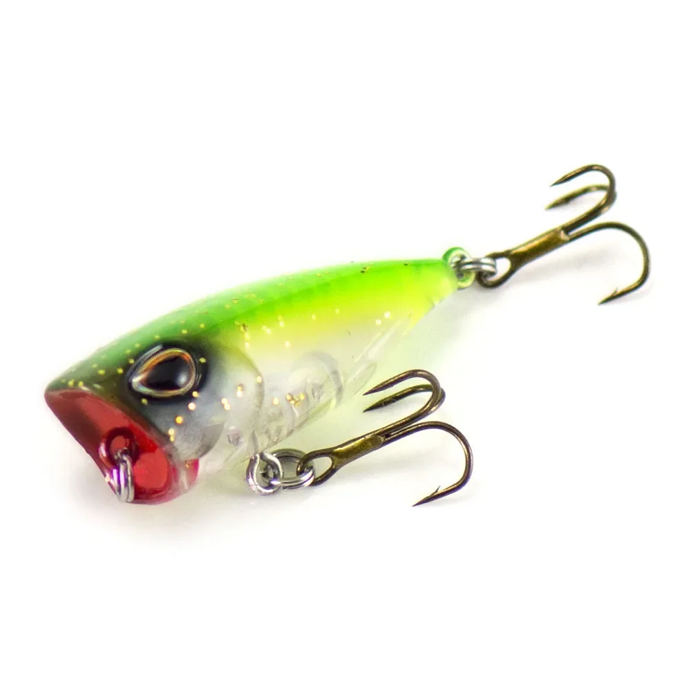 Señuelos de pesca con cebo duro Countbass Popper, Wobbler, tapón de agua dulce para pesca de lubina, 40mm, 3,6g