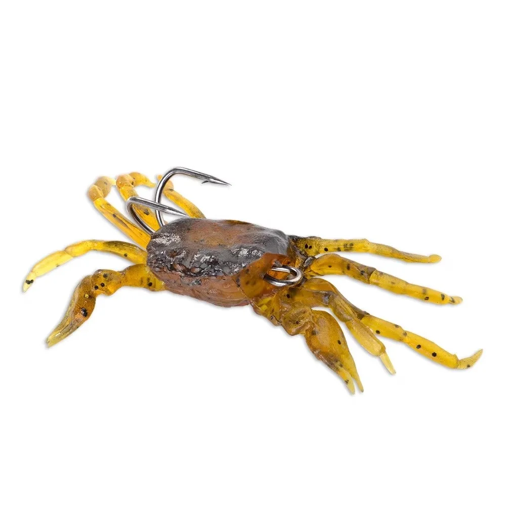 FTK-señuelo de pesca de cangrejo con doble gancho, plantilla de cebo Artificial de silicona suave de 116mm, cebo de pesca de goma, 33,5g - imagen 2