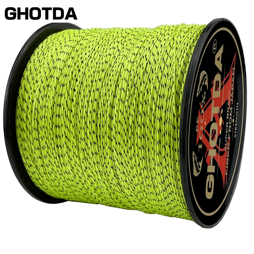 GHOTDA-sedal de pesca Invisible de 300M y 8 hebras, hilo trenzado de 0,18mm-0,96mm, 18LB-96LB - imagen 3