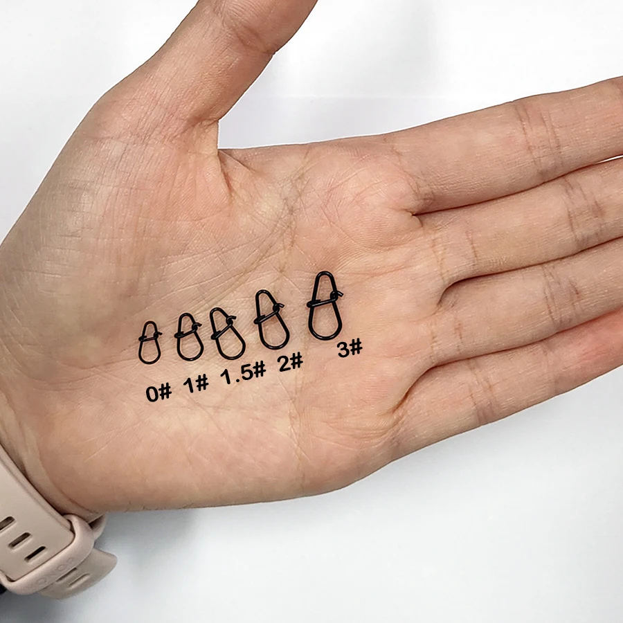 Broche de pesca Duo Lock, 20 piezas, Pin de presión con gancho de acero inoxidable, accesorios de Clip Fastlock, aparejos para barril, accesorios de señuelo giratorio - imagen 4