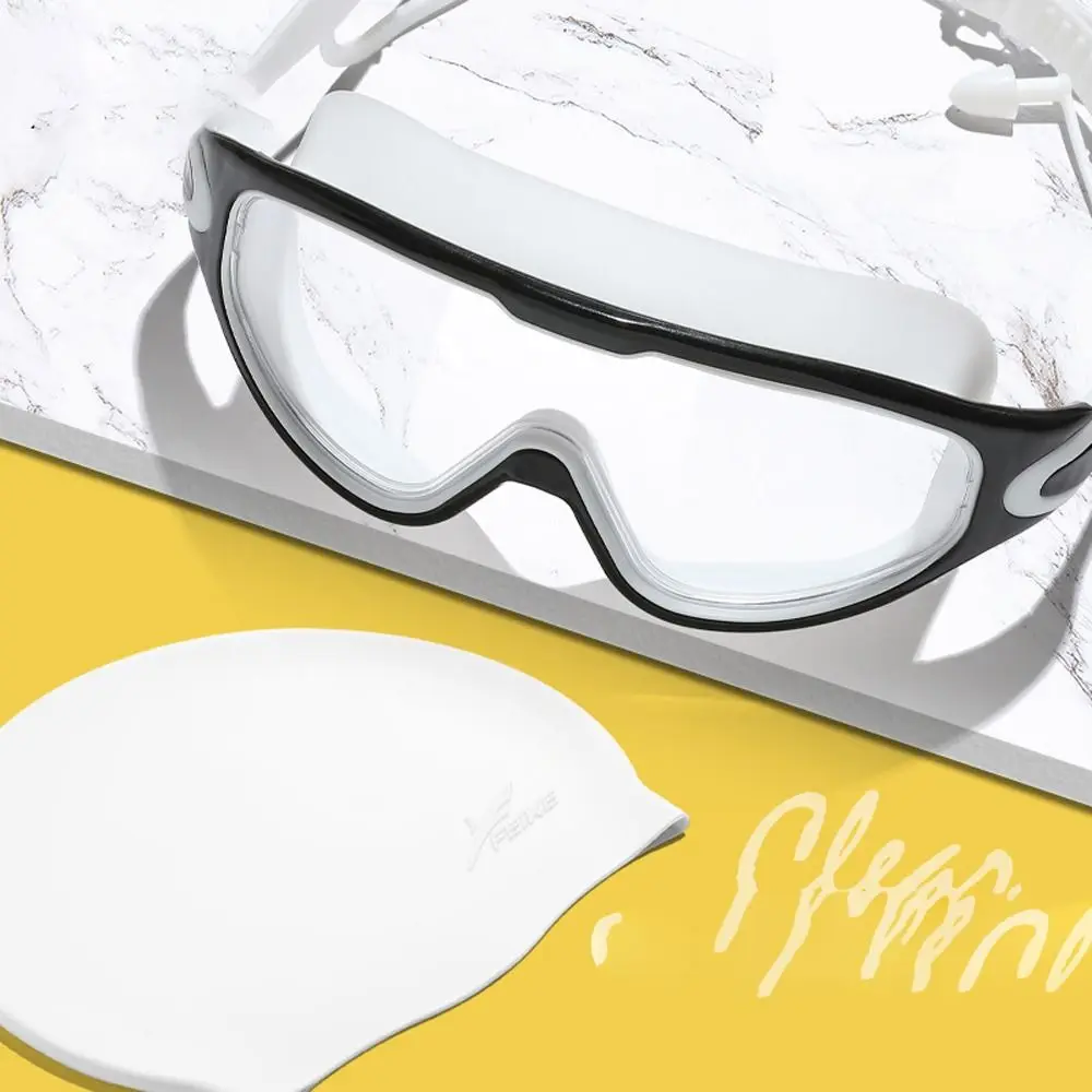 Moda multicolor silicona antiniebla Anti-UV luz plana gafas de buceo gafas de natación gafas de natación gafas de natación - imagen 2