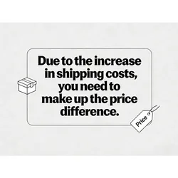 Debido al aumento de los costos de envío, el precio de maquillaje se ajusta.