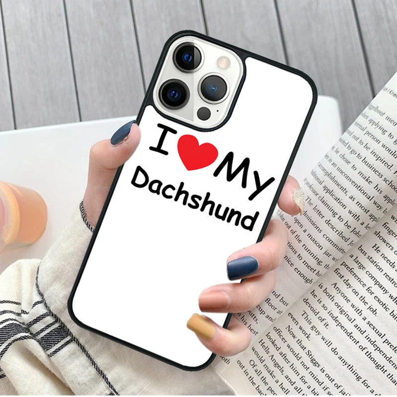 Diseños variados perro salchicha funda iPhone