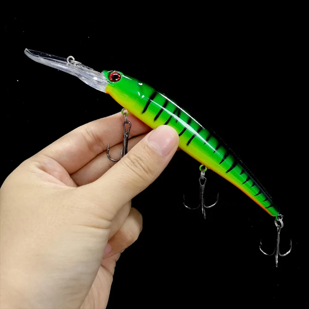 Bandit-señuelo grande para pesca, cebo duro Artificial, Crankbait, Lucio, perca, aparejos de pesca, anzuelo de buceo profundo, pececillo, Wobbler, 16cm, 20g, 1 unidad - imagen 3