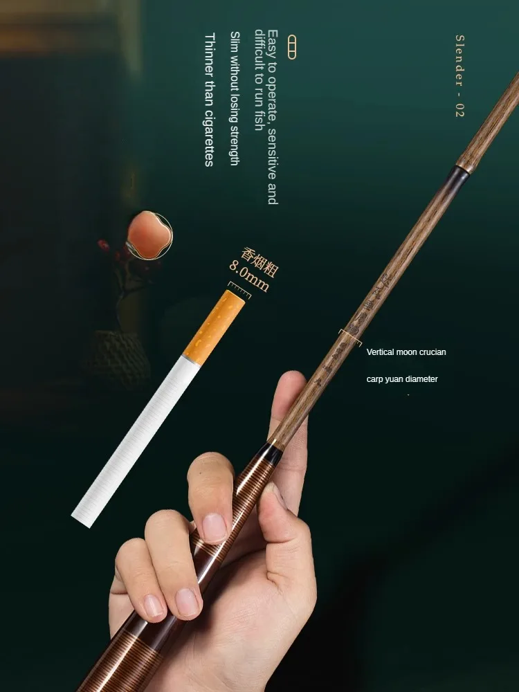 Caña de pescar de carpa Tune 28/19, caña de pescar ultraligera ultrafina de Taiwán, caña de pescar de mano Ultra dura, aparejos de Pesca - imagen 5