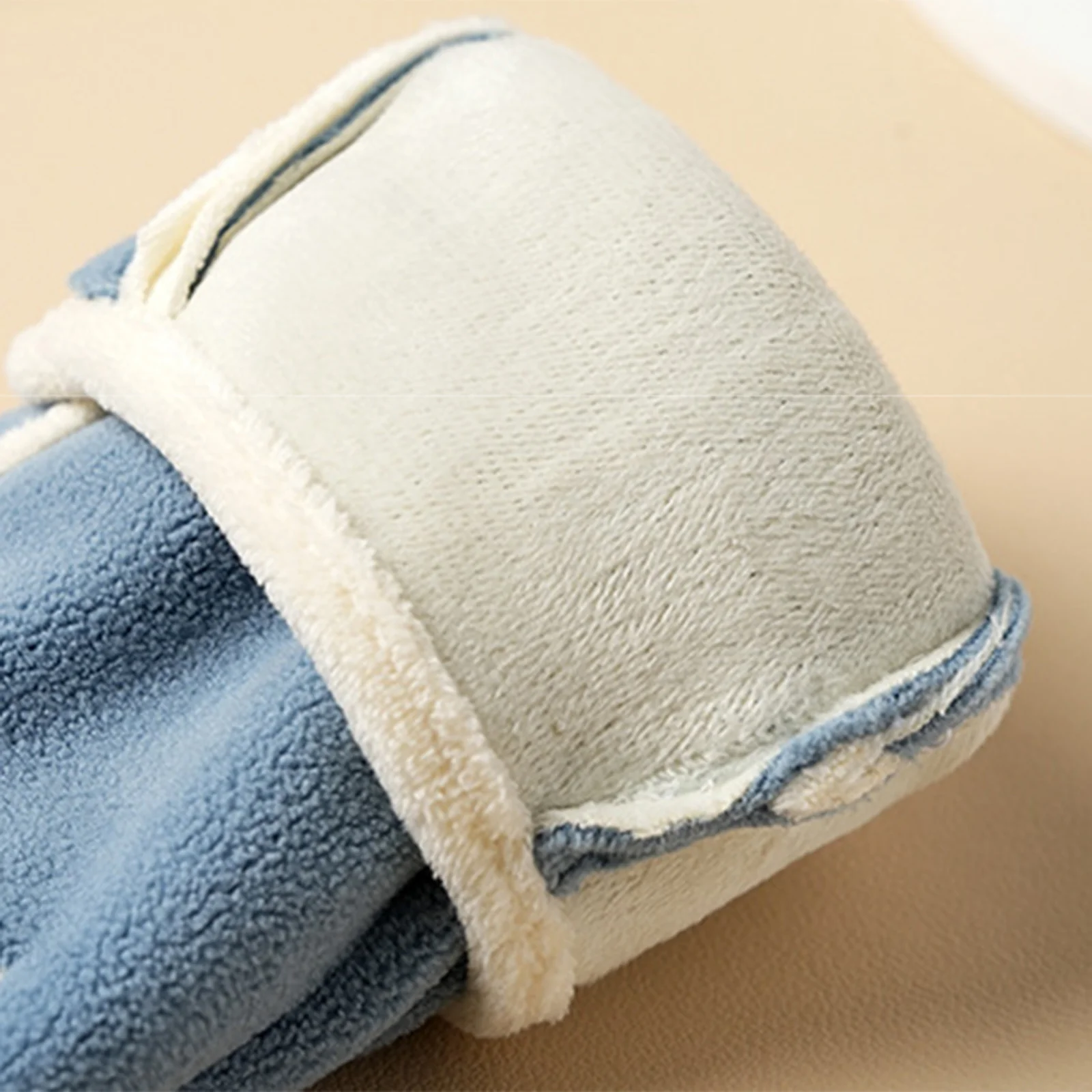 Guantes de pesca al aire libre para mujer, guantes de felpa con diseño de bloqueo de Color a la moda, ciclismo, Camping, esquí, manoplas cálidas a prueba de viento - imagen 4