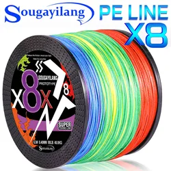 Sougayilang Línea Trenzada 8 Hilos – Multifilamento PE Universal
