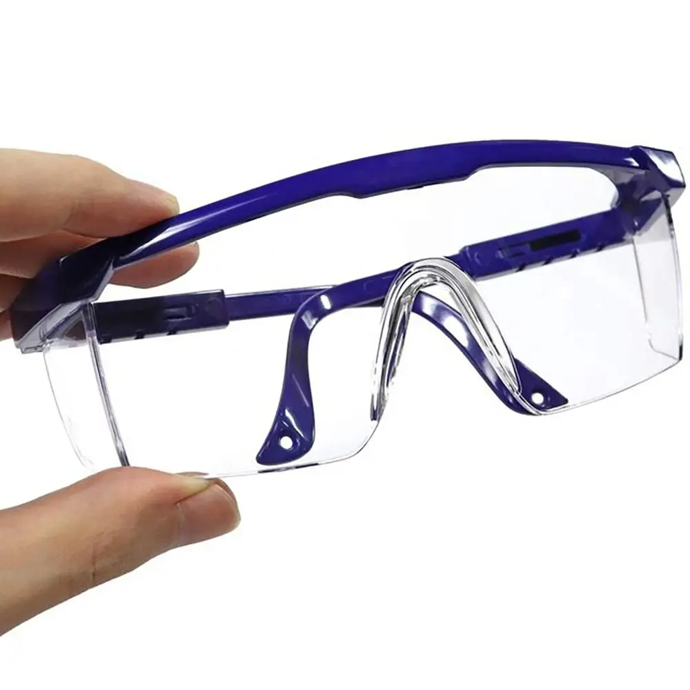 Gafas protectoras simples y ajustables para el trabajo, lentes de seguridad impermeables a prueba de polvo, antisalpicaduras, protección ocular - imagen 2