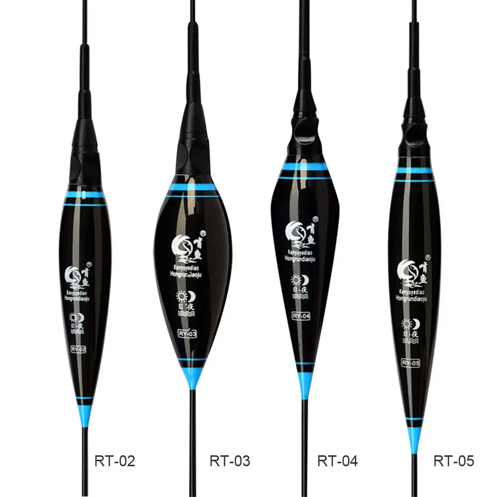 Boya de pesca de tubo de deriva antideslizante, alarma de cebo, Bobber de cola larga, LED, flotador electrónico compuesto de pesca, bola flotante Nano Bobber - imagen 5