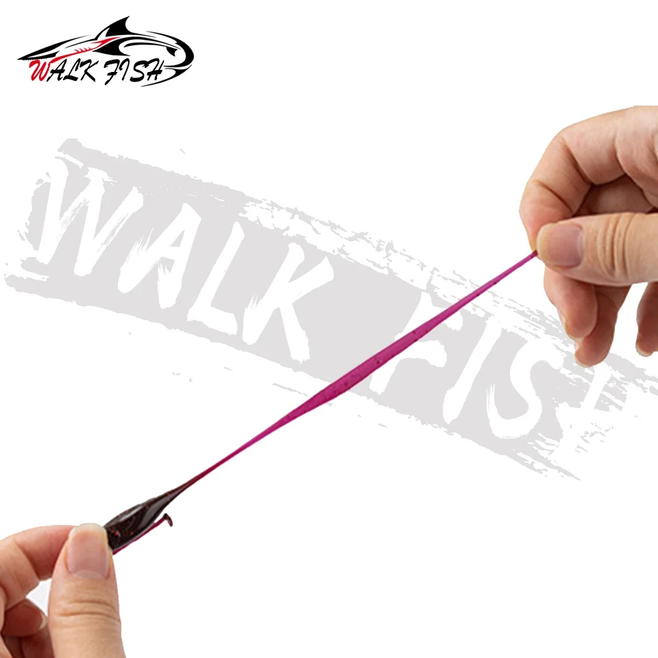 WALK FISH 12 Uds 47mm 1,2g señuelos cebo suave nadador cebos de pesca Lucio trucha Jigging señuelo aparejos de pesca - imagen 3