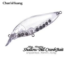 Chan'huang Crankbait flotante de pesca – Señuelo hecho a mano